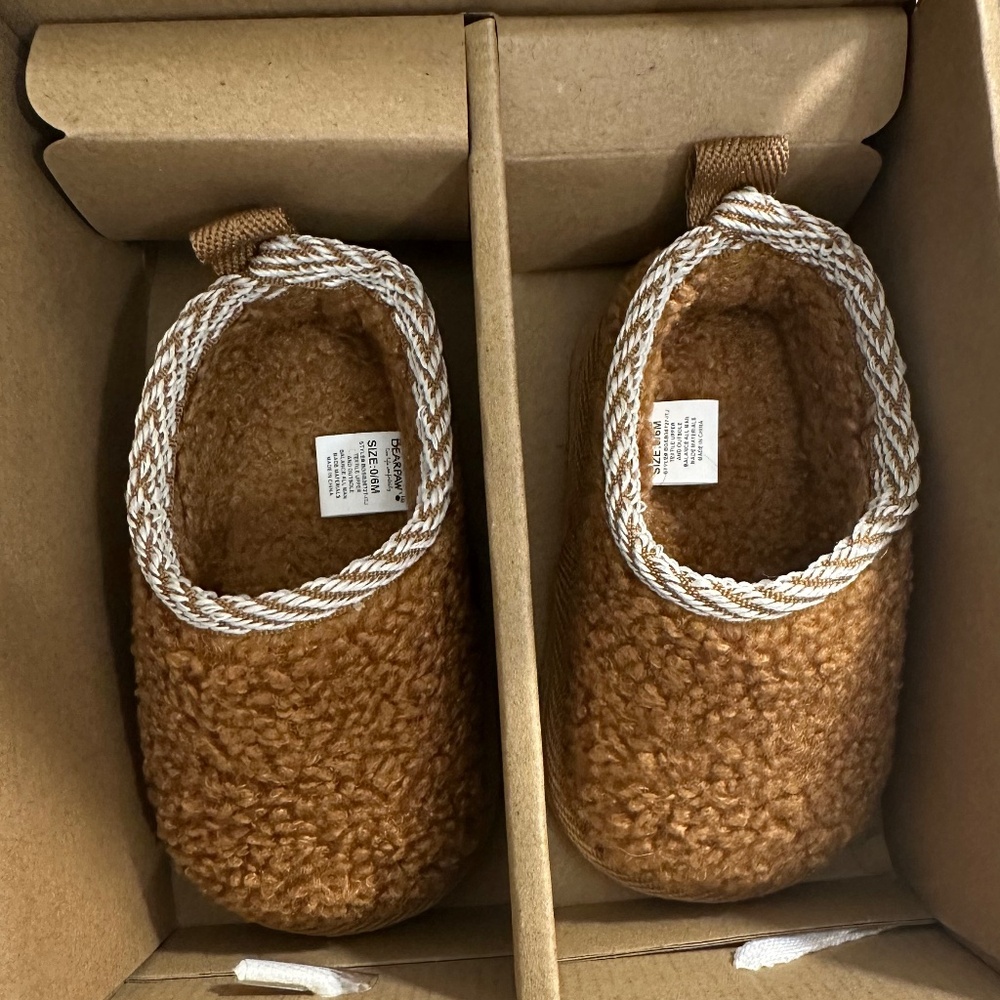 Bear Paw baby slippers shoes